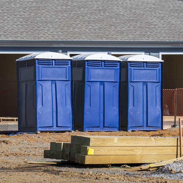 do you offer hand sanitizer dispensers inside the porta potties in Park Layne